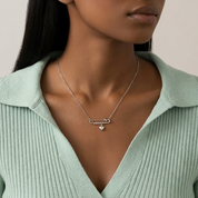 Amara Silver Pendant Necklace