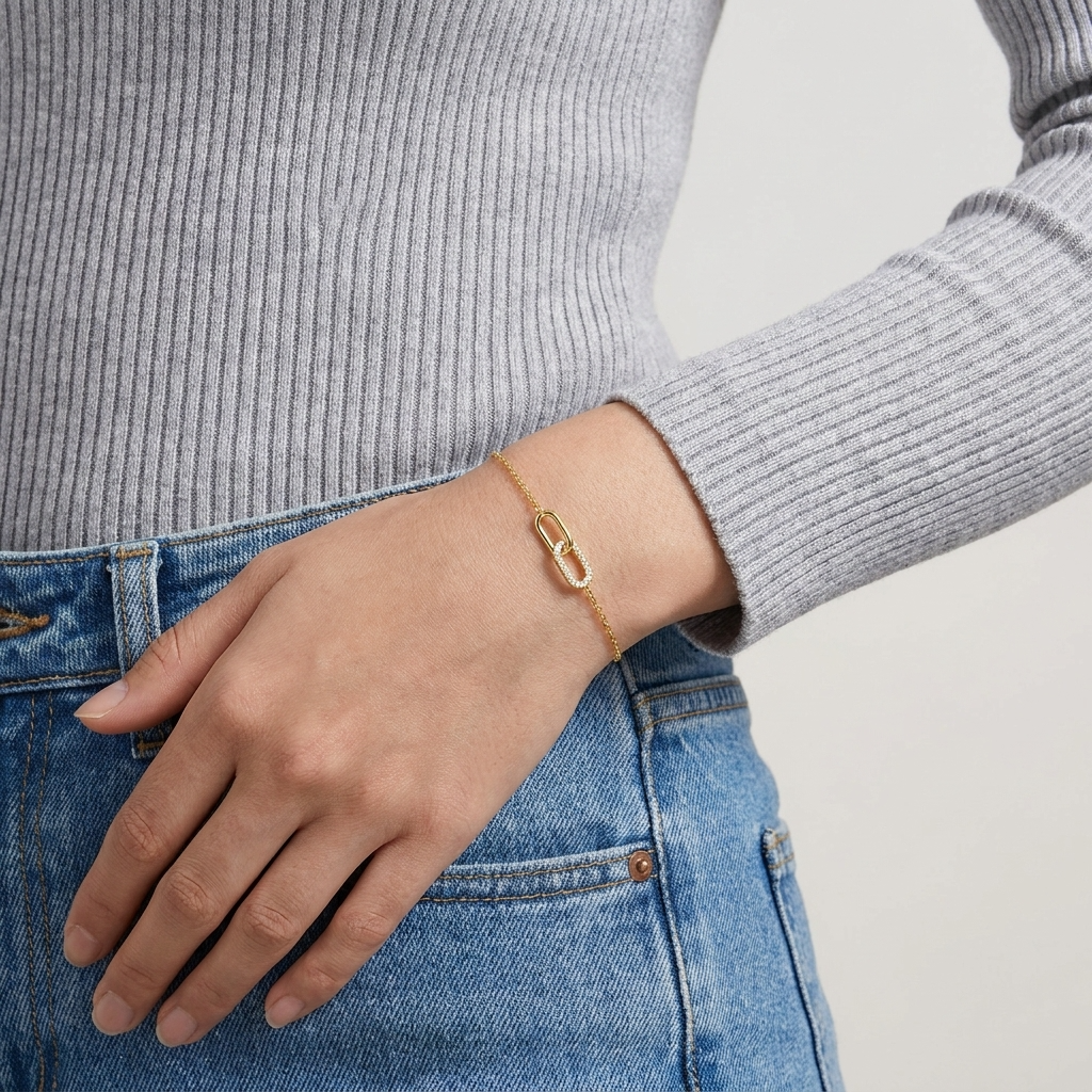 Clara Dual Link Bracelet