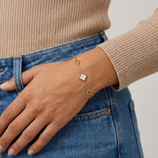Mira Clover Chain Bracelet
