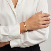 Ivory Bloom Petal Bracelet