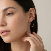 Ines Chain Cuff Hoops