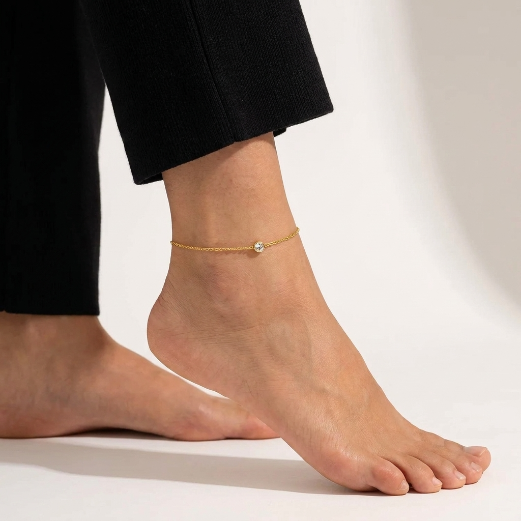 Sylvie Glimmer Anklet