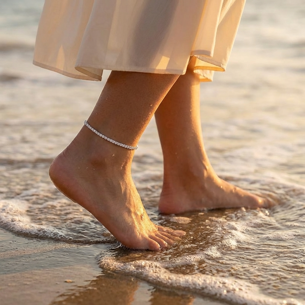 Nia Tennis Anklet