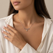 Amara Silver Pendant Necklace