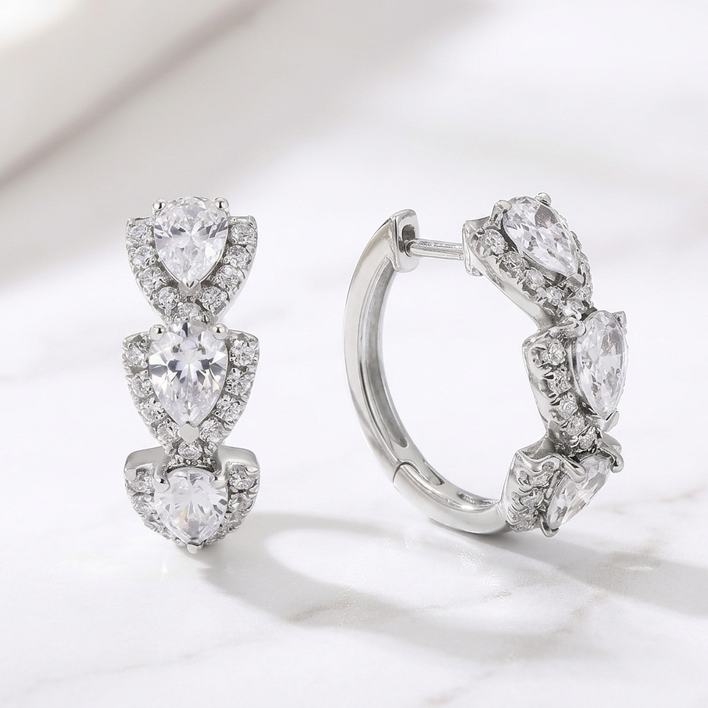 Juliette Crystal Hoops