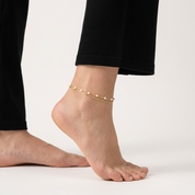 Thalia Pearl Duo Anklet