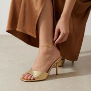 Nadine Linked Hearts Anklet