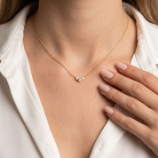 Luna Trilogy Crystal Necklace