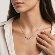 Yumi Silver Pendant Necklace