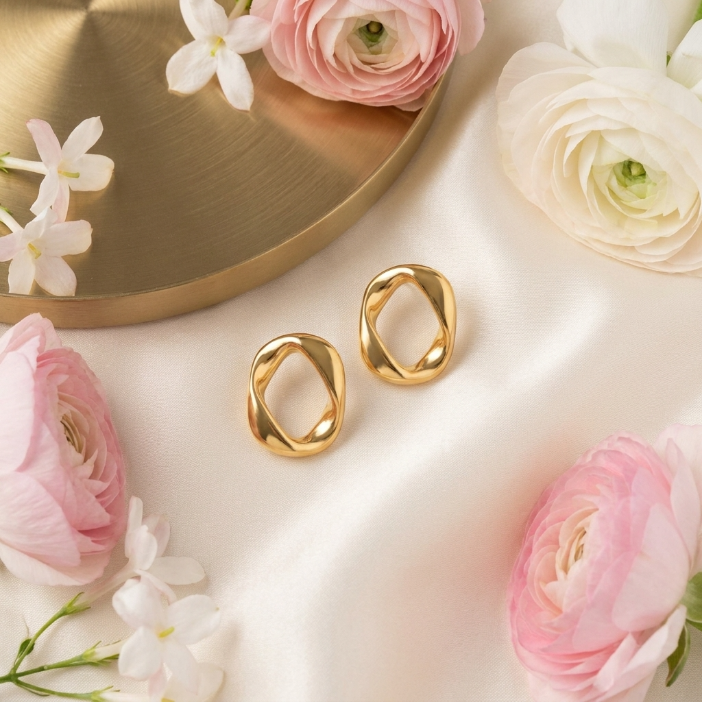 Elise Gold Earrings
