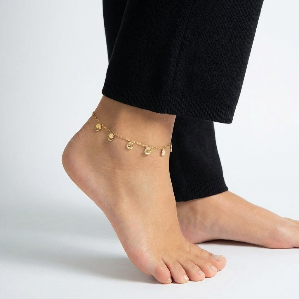 Ondine Seashell Anklet