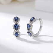 Juliette Sapphire Hoops