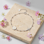 Daisy Cross Bracelet