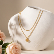 Miranda Gold Tiered Necklace