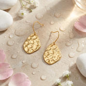 Amaya Textured Drop Earrings
