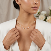 Calla Pearl Layered Necklace