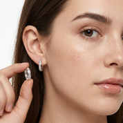 Stella Silver Hoops