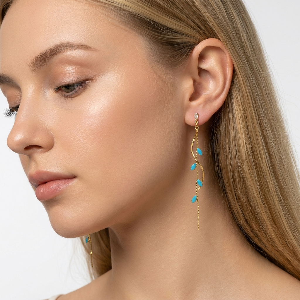 Ethereal Turquoise Drops