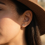 Nina Leaf Studs