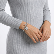 Isla Silver Hearts Bracelet