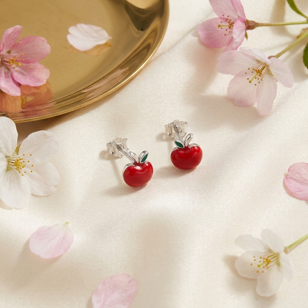 Apple Stud Earrings