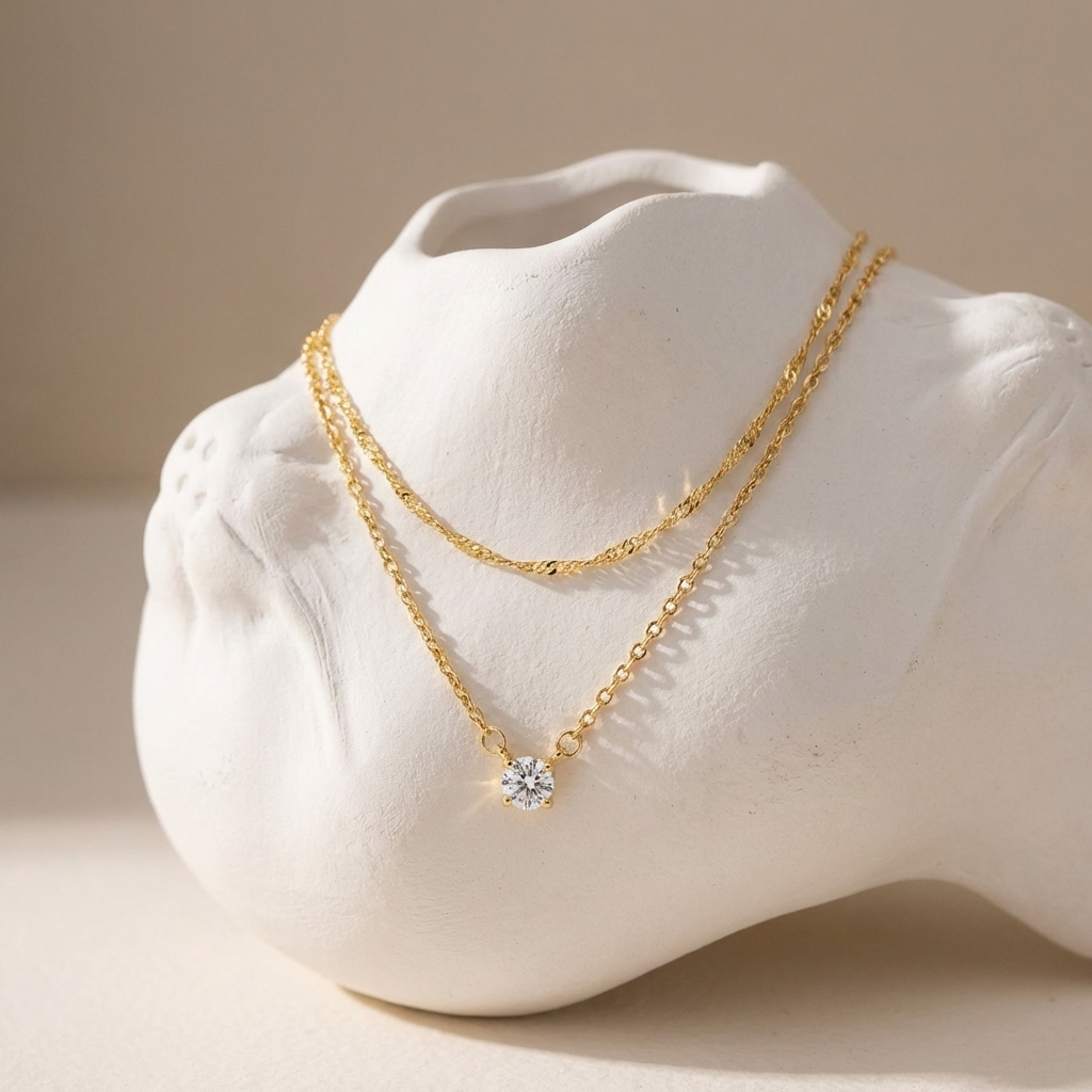 Mallory Gold Necklace