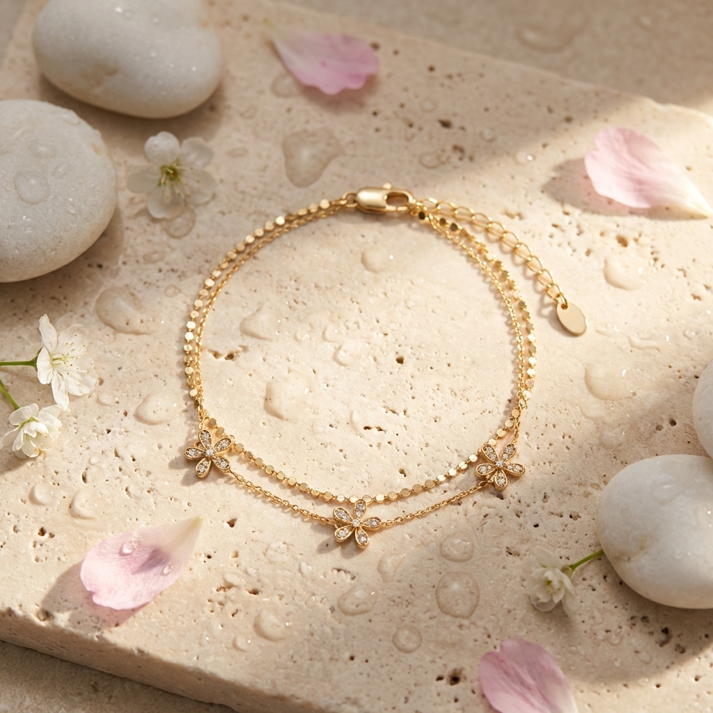 Inaya Flower Bracelet