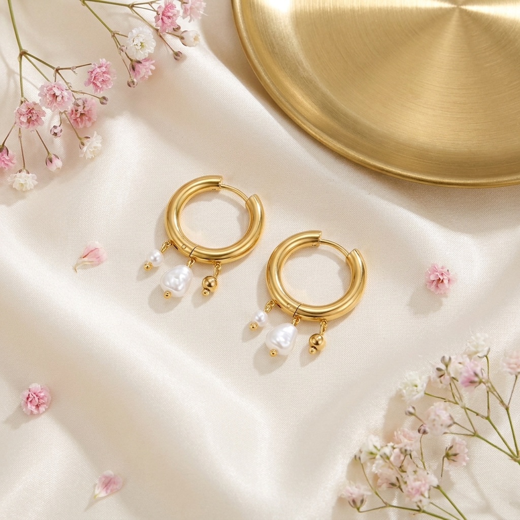 Tessa Pearl Earrings