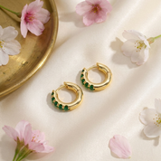 Bianca Emerald Earrings