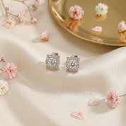 Noor Silver Stud Earrings