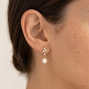 Laurel Pearl Studs