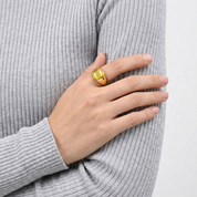 Odette Yellow Cat's Eye Ring