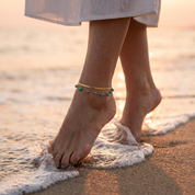 Naya Turquoise Bead Anklet