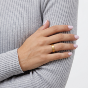 Soleil Minimalist Gold Ring