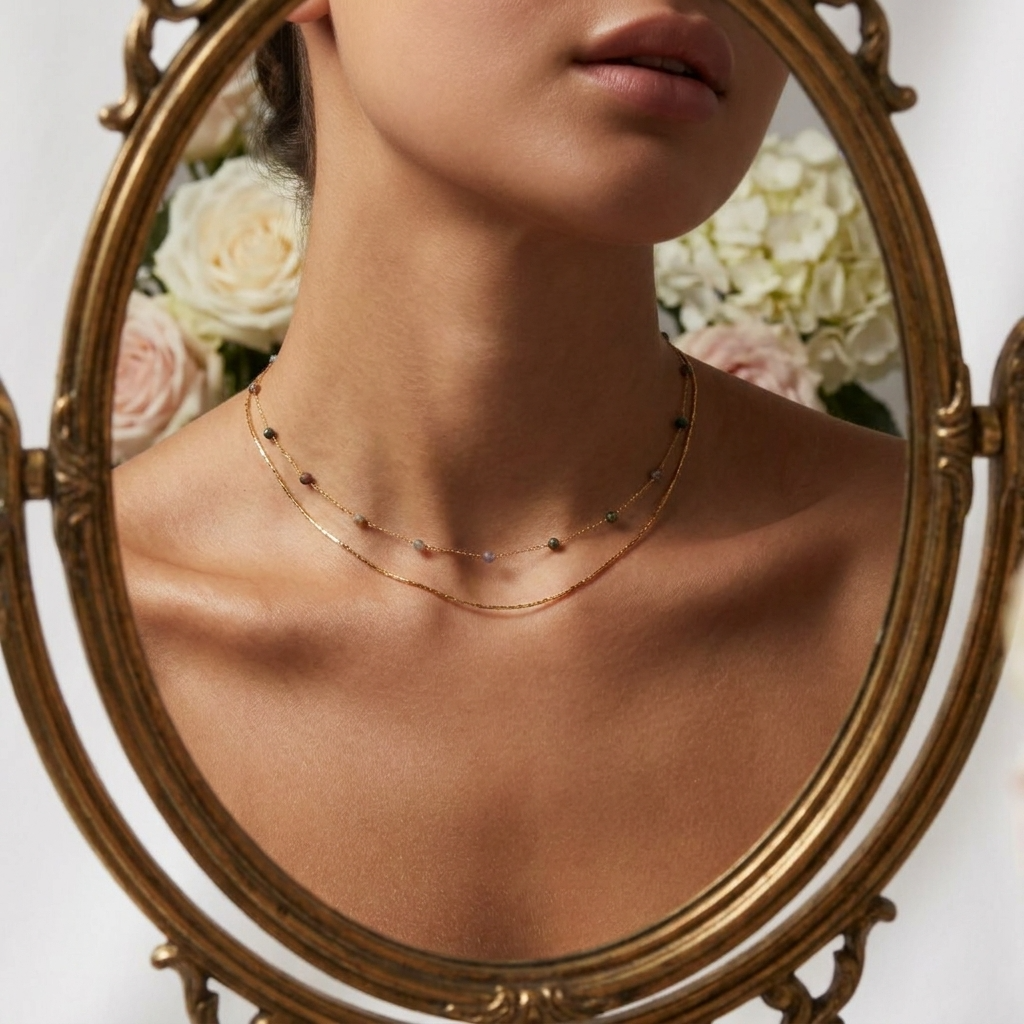 Alba Gold Necklace