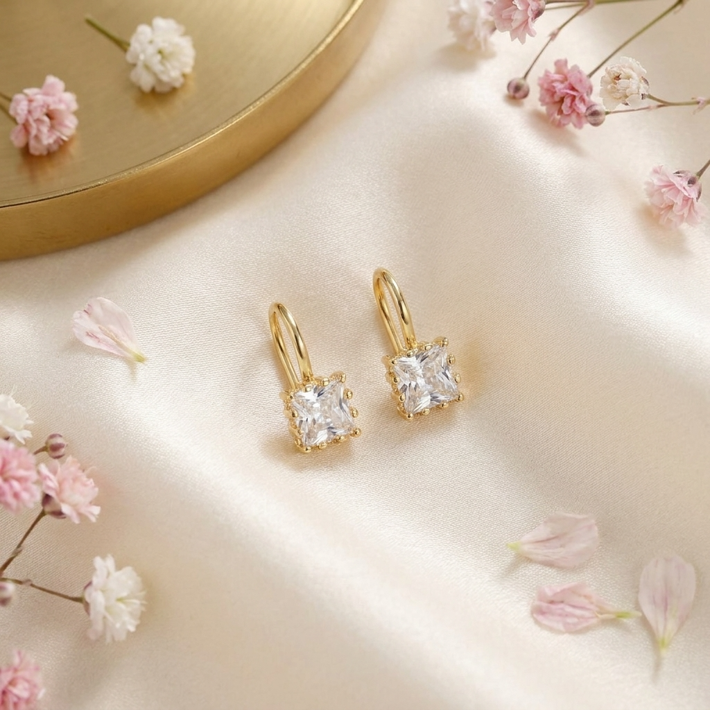 Cassia Crystal Earrings