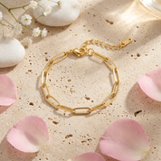 Modern Paperclip Chain Bracelet