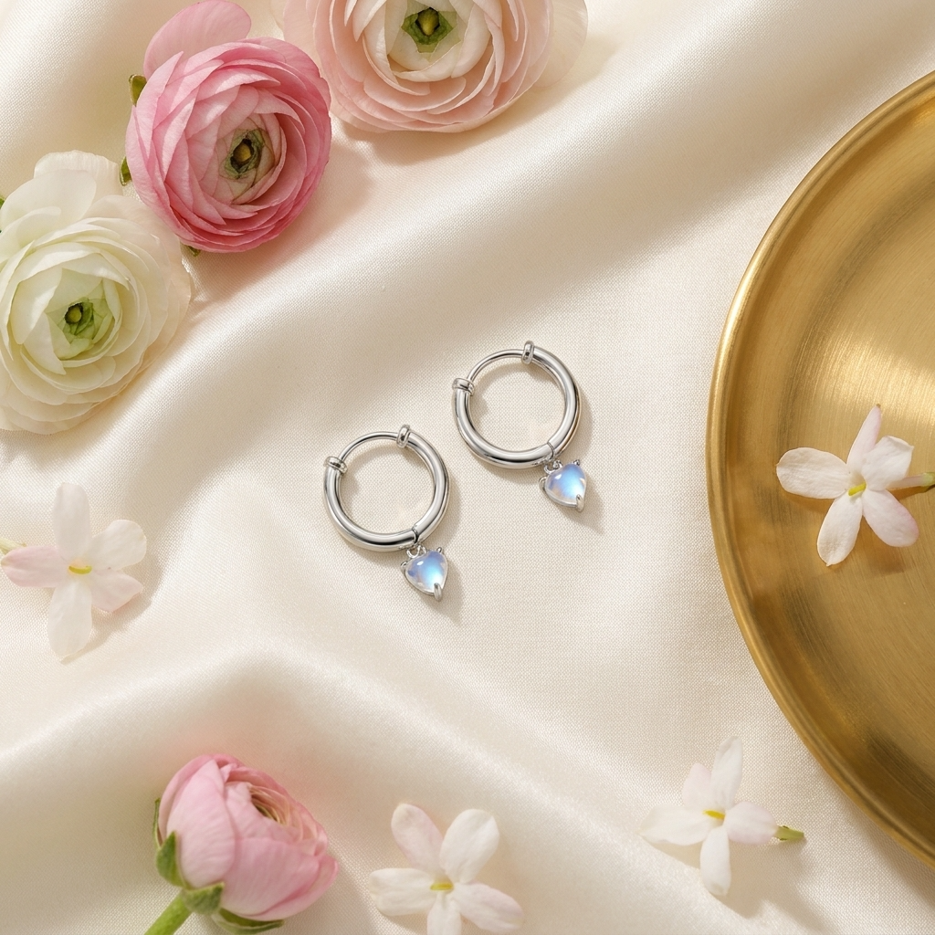Lilia Sterling Silver Hoops