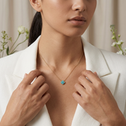 Teya  Aqua Blue Necklace