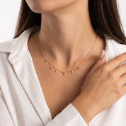 Spaced Initial Necklace