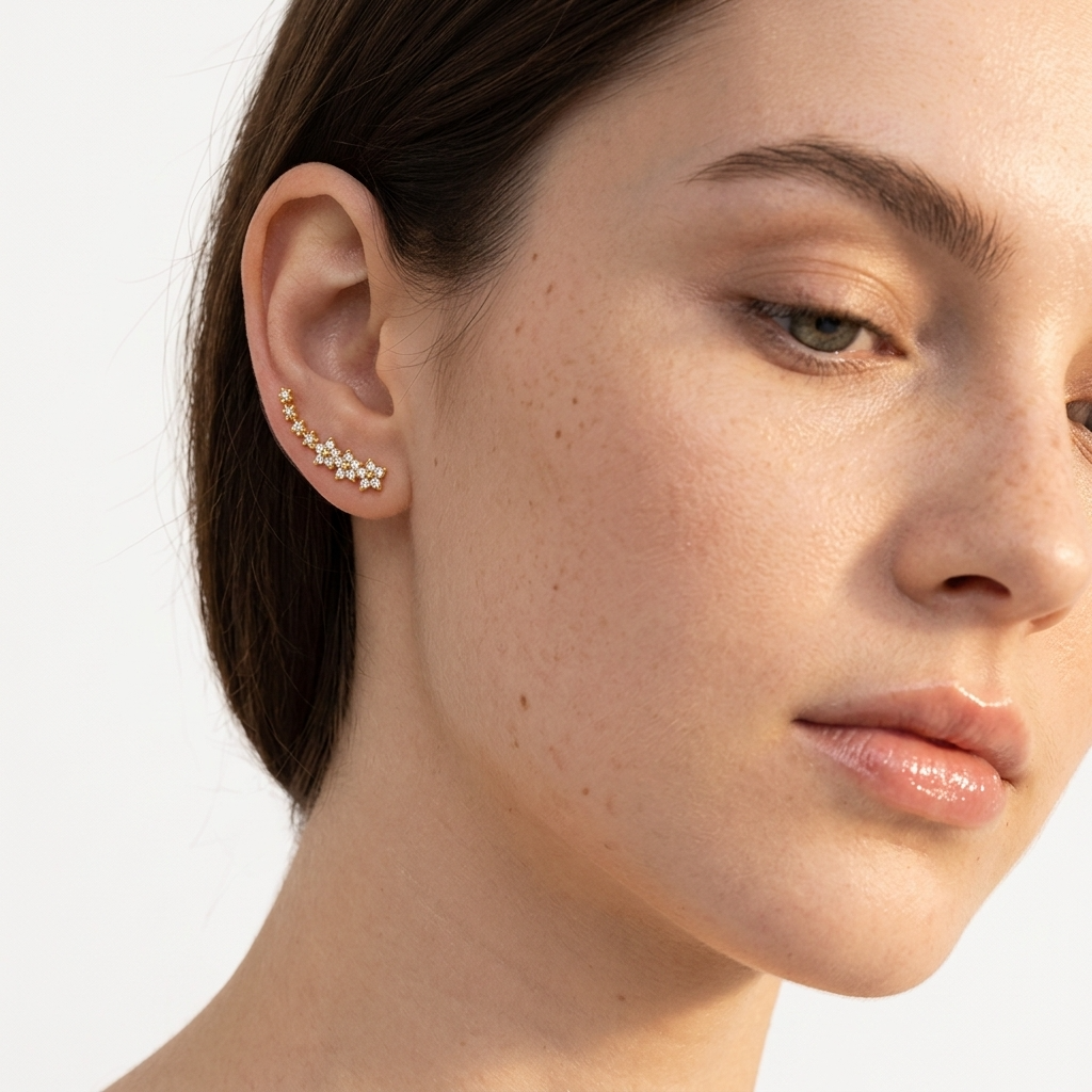 Nova Gold Star Ear Climber
