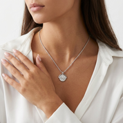 Midday Sun Silver Necklace
