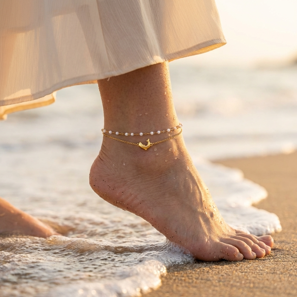 Marina Dolphin Anklet
