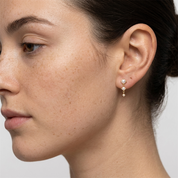 Triple Pearl Earrings
