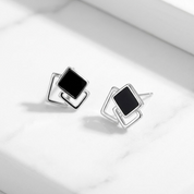 Margaux Square Stud Earrings