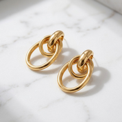 Cleo Interlocking Link Earrings