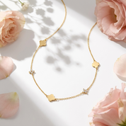 Naya Crystal Clover Necklace