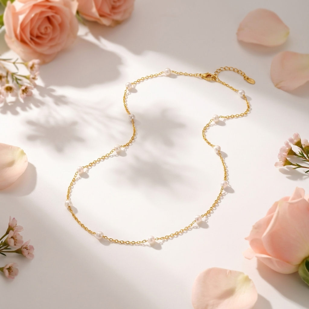 Nina Petite Pearl Necklace