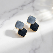 Isla Two-Tone Blue Earrings