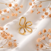 Elina Textured Gold Ring